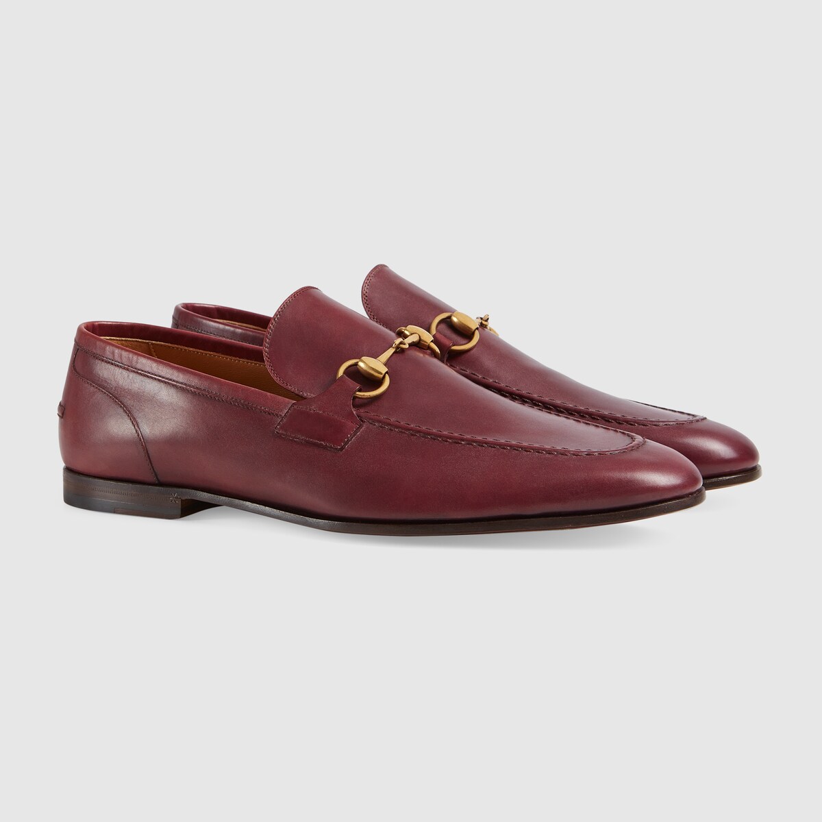 red gucci loafers men's