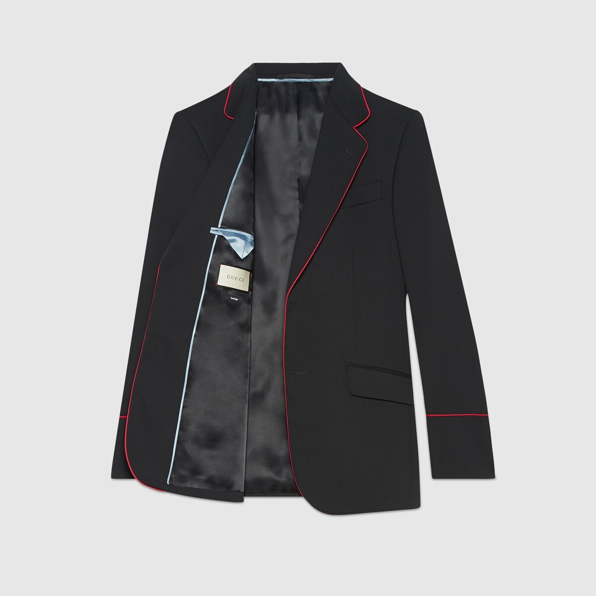Black RTW Heritage tuxedo with piping GUCCI® US