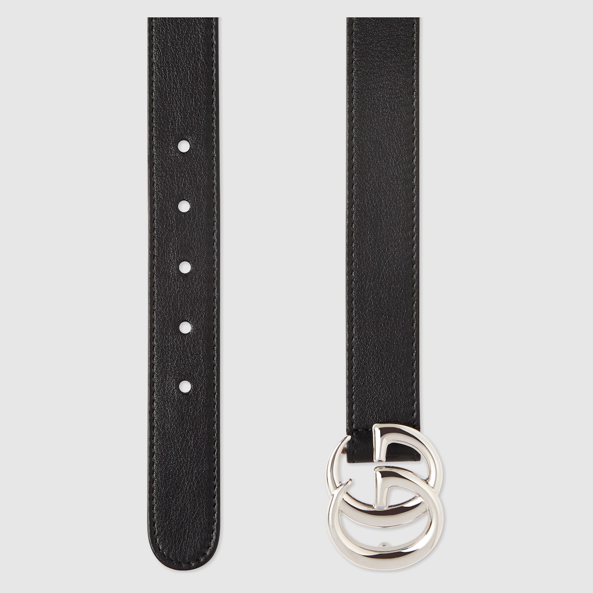 Black Leather Children's Belt - thumbnail 2