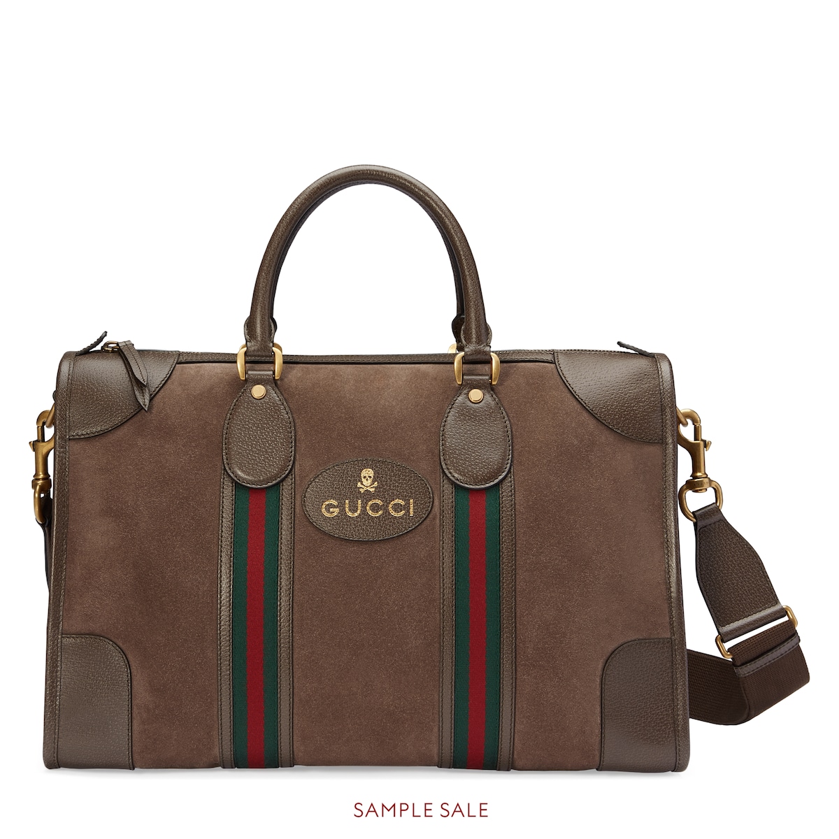 brown gucci duffle bag