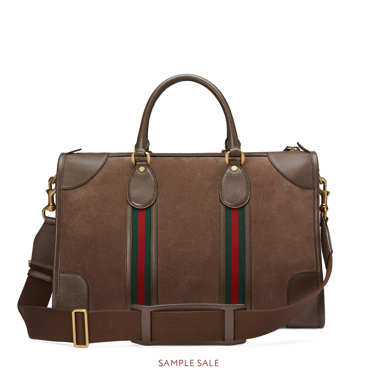 brown gucci duffle bag