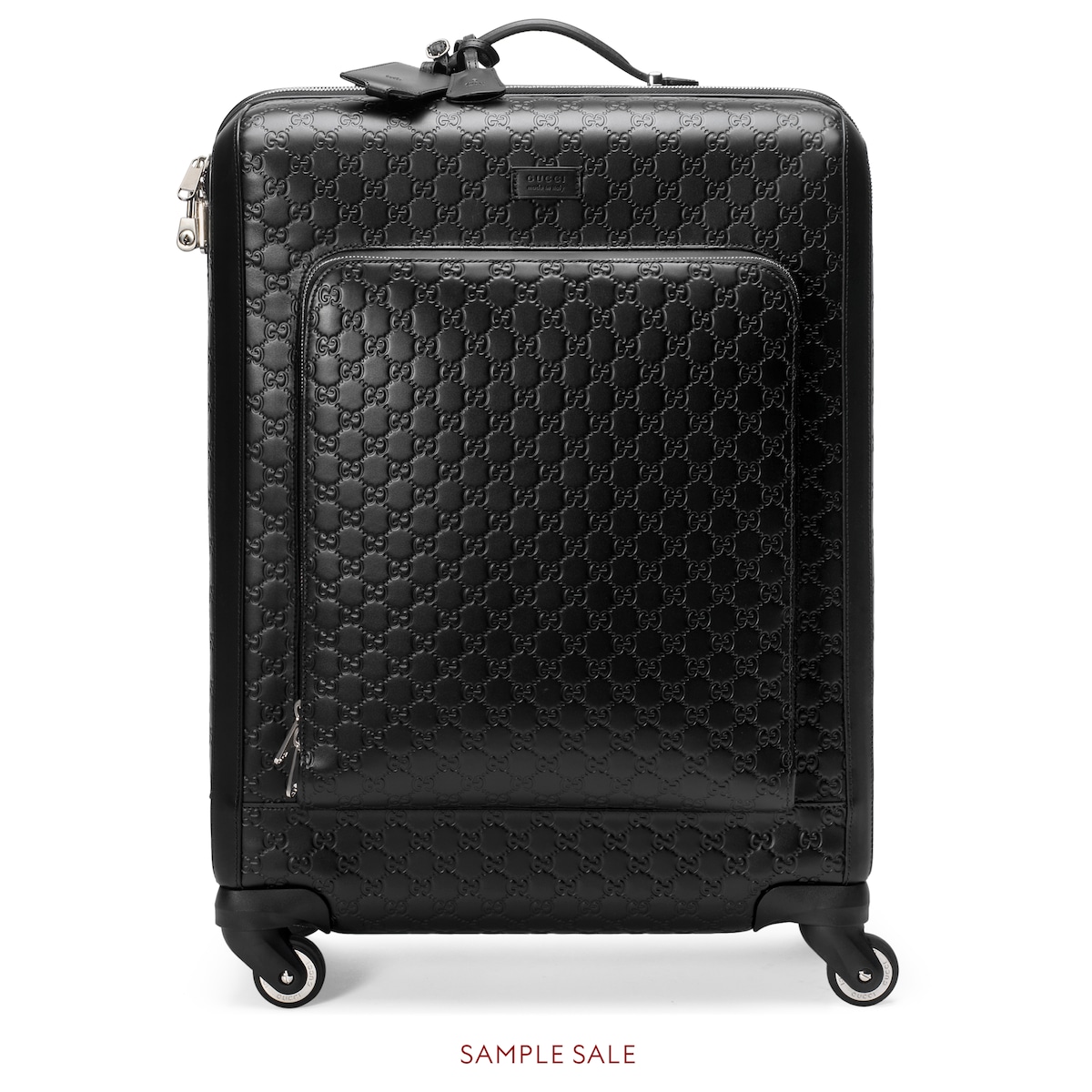 black gucci suitcase