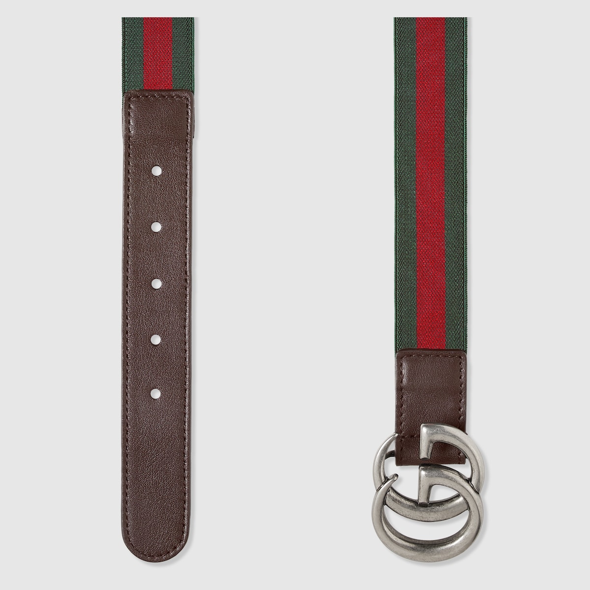 Gucci Beige/Ebony Jumbo GG Canvas GG Marmont Buckle Belt 80