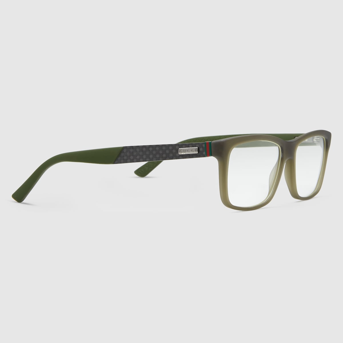 Acetate and carbon fibre glasses in green acetate GUCCI BG