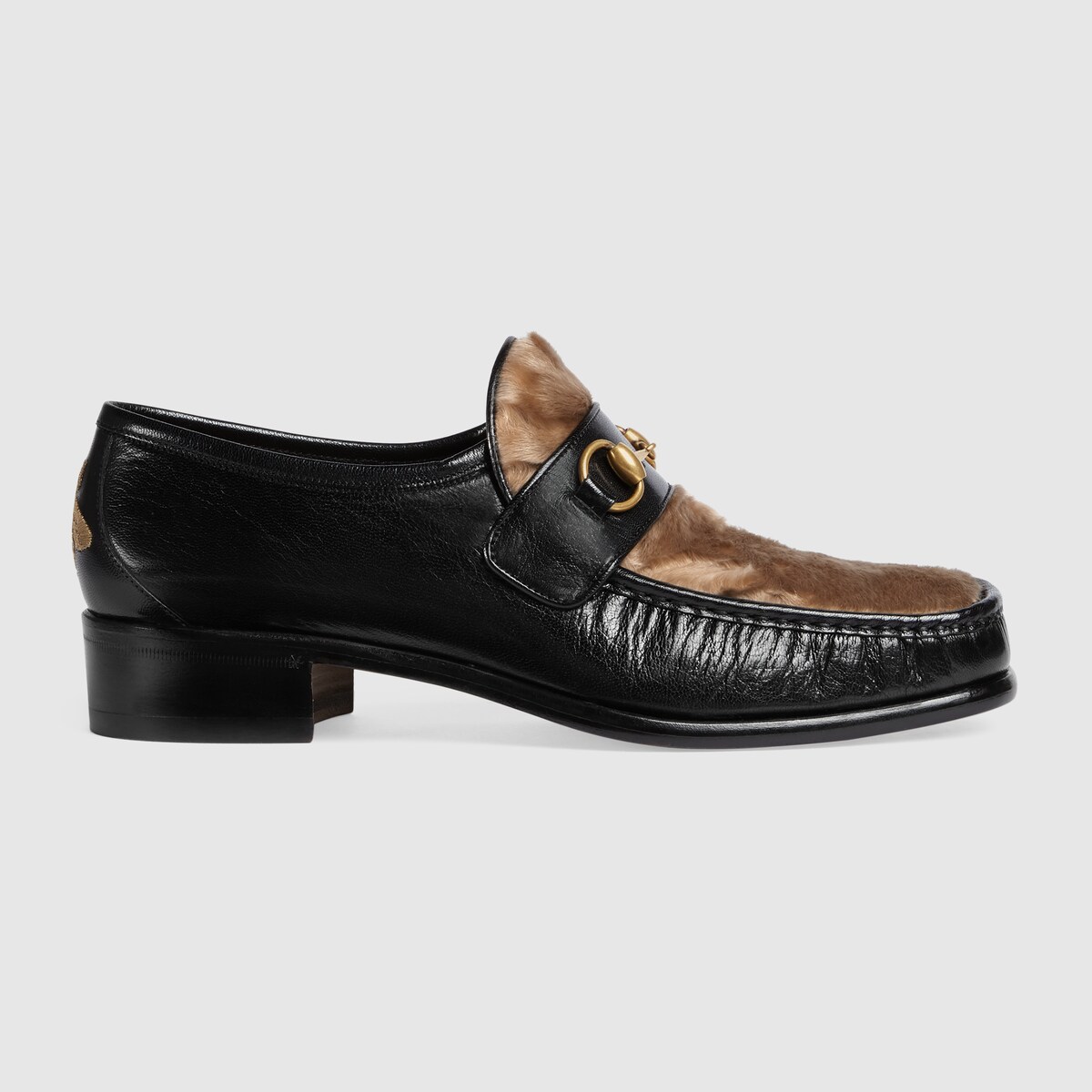 Gucci rainbow horsebit cheap leather loafers