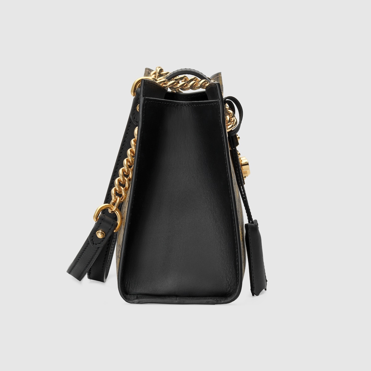 Sac paule Padlock petite taille motif GG et abeilles en toile