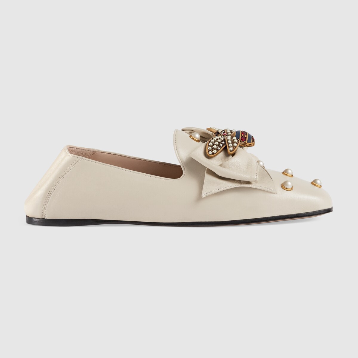 gucci bow ballet flats