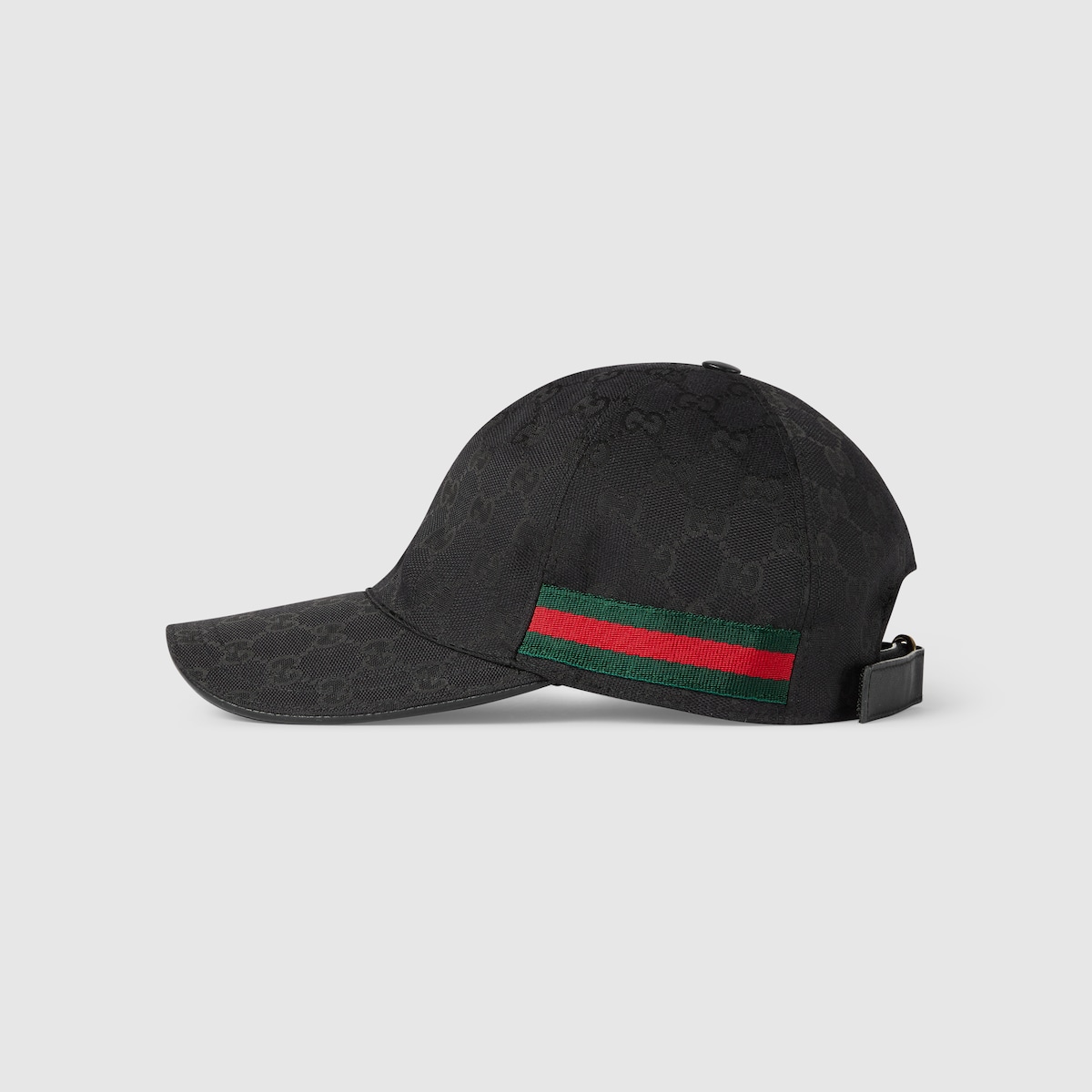 Black Original GG Canvas Baseball Hat With  GUCCI® UK
