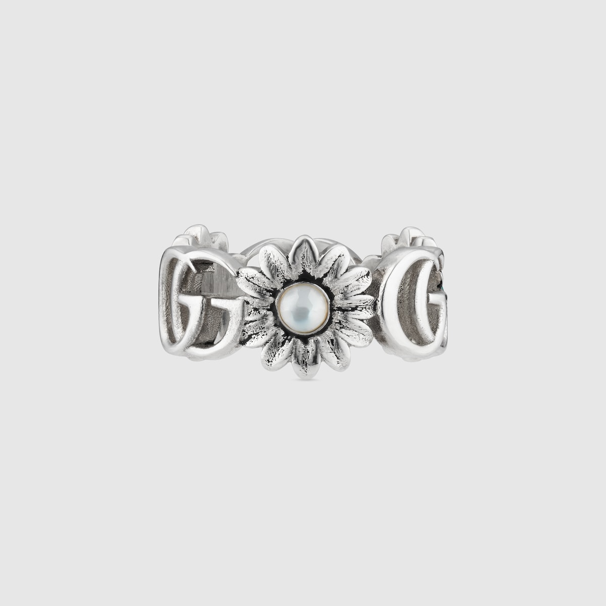 まる　グッチ パールフラワー リング 楽天市場】【新品・未使用品】グッチ GUCCI パール ダブルG