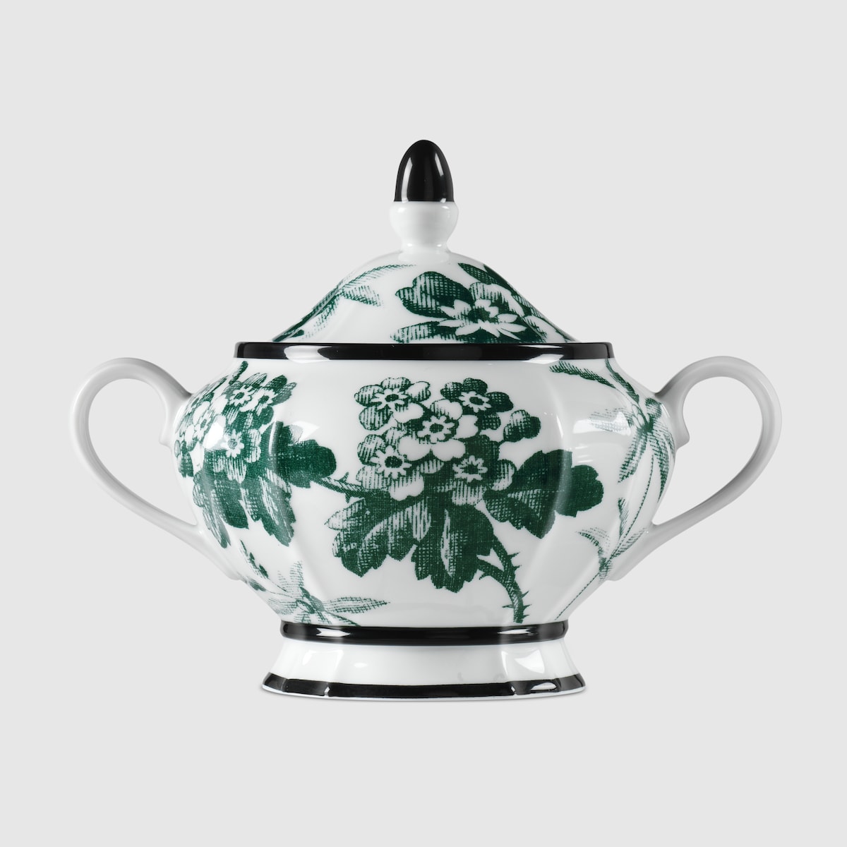Green Herbarium Sugar Bowl - thumbnail 3
