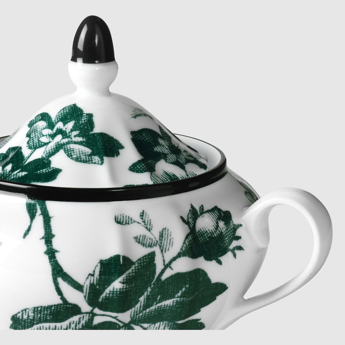 Green Herbarium Sugar Bowl - thumbnail 2