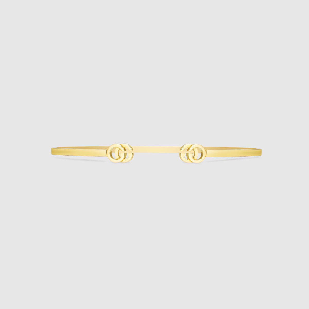 オンライン限定 ダブルG イエローゴールドブレスレット18K