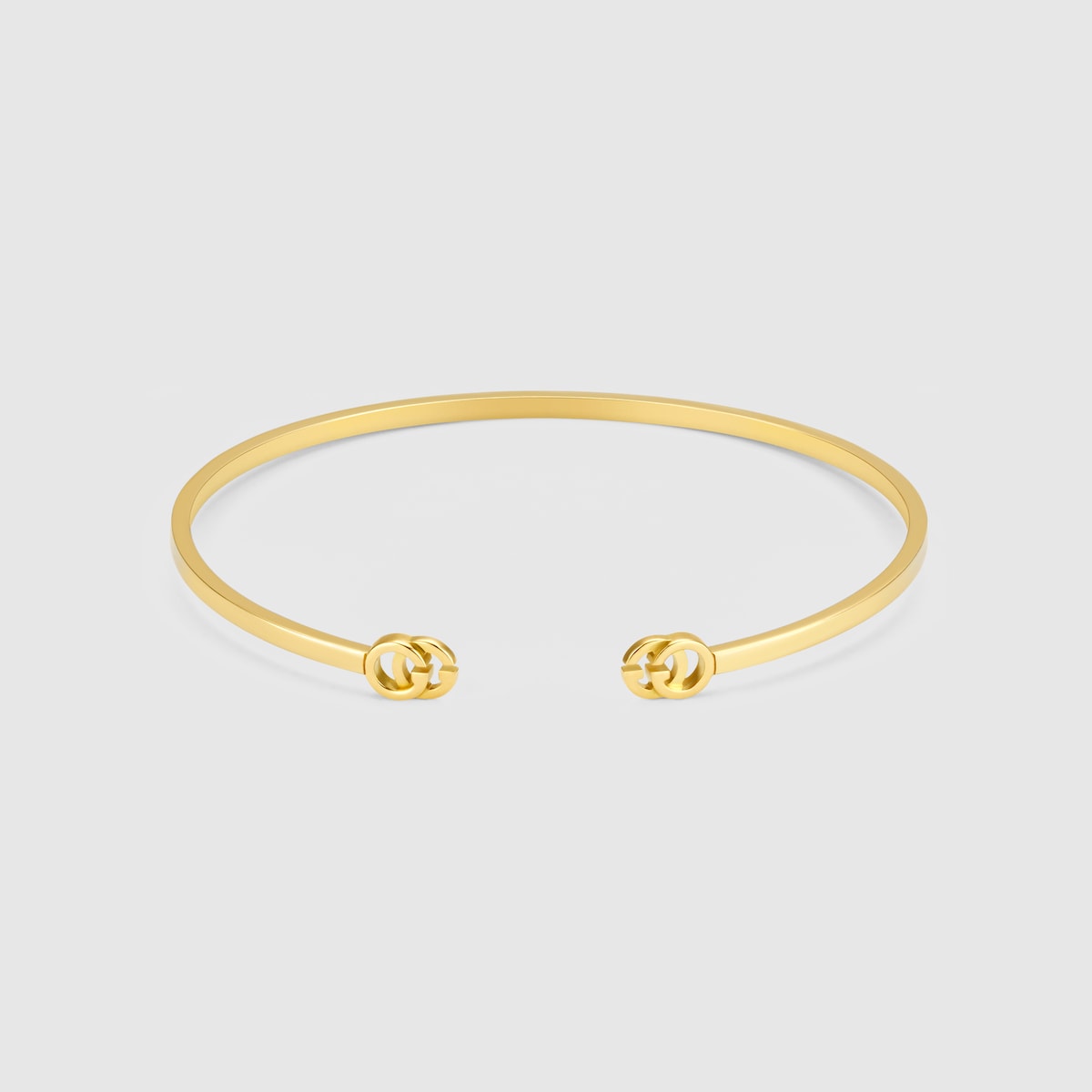 オンライン限定 ダブルG イエローゴールドブレスレット18K