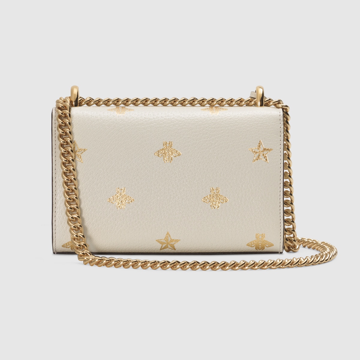 gucci padlock bee star small shoulder bag