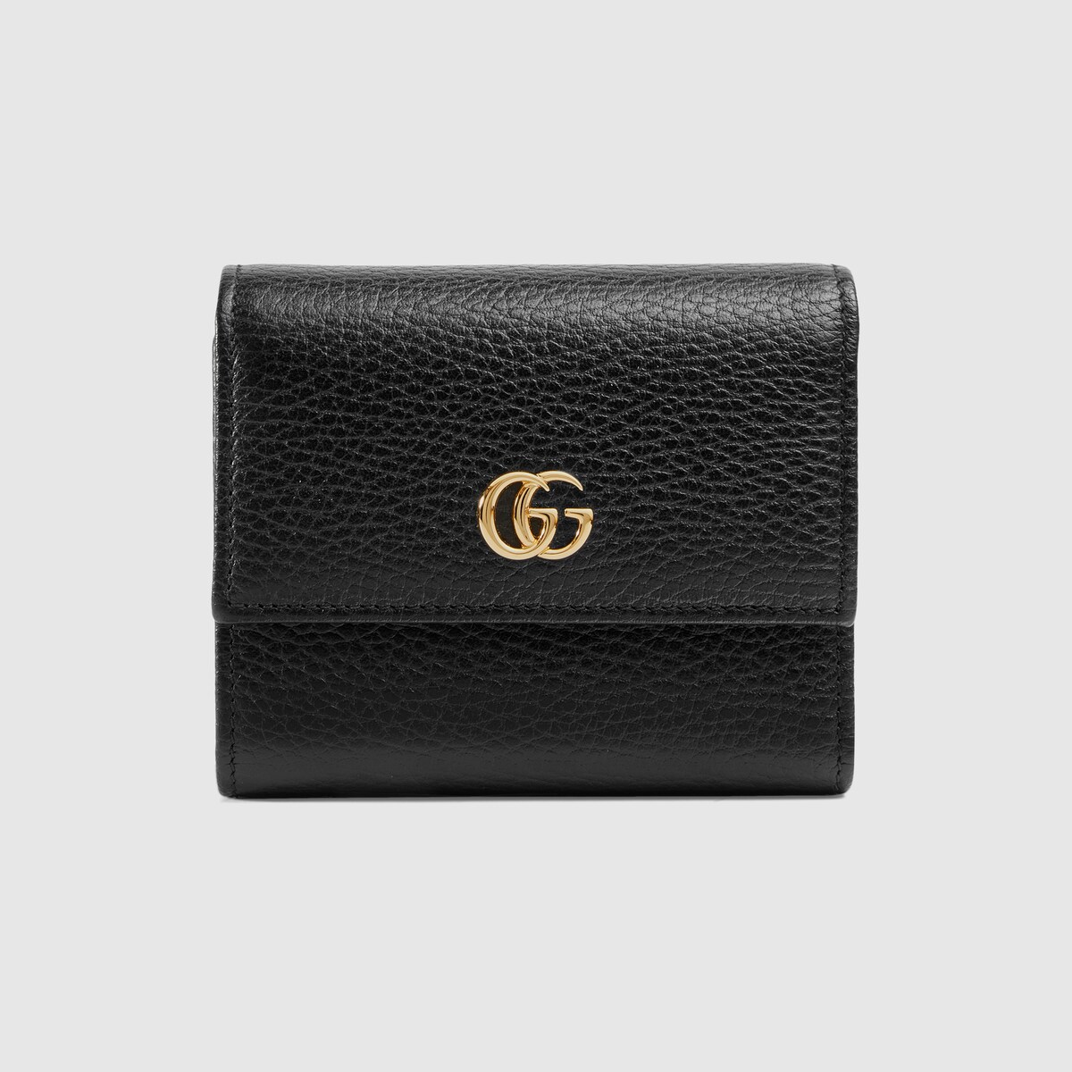 Black GG Marmont leather wallet GUCCI® UK
