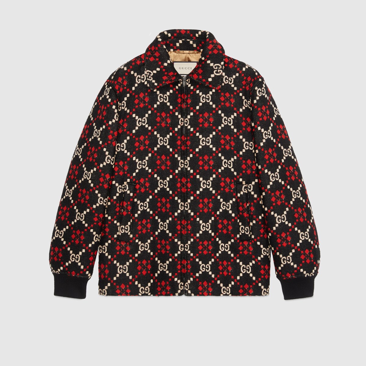 macro gg diamond wool jacket
