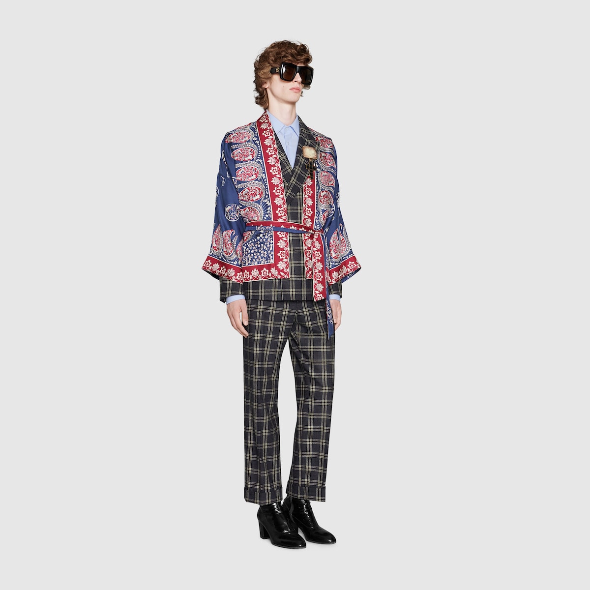 GUCCI Silk kimono jacket
