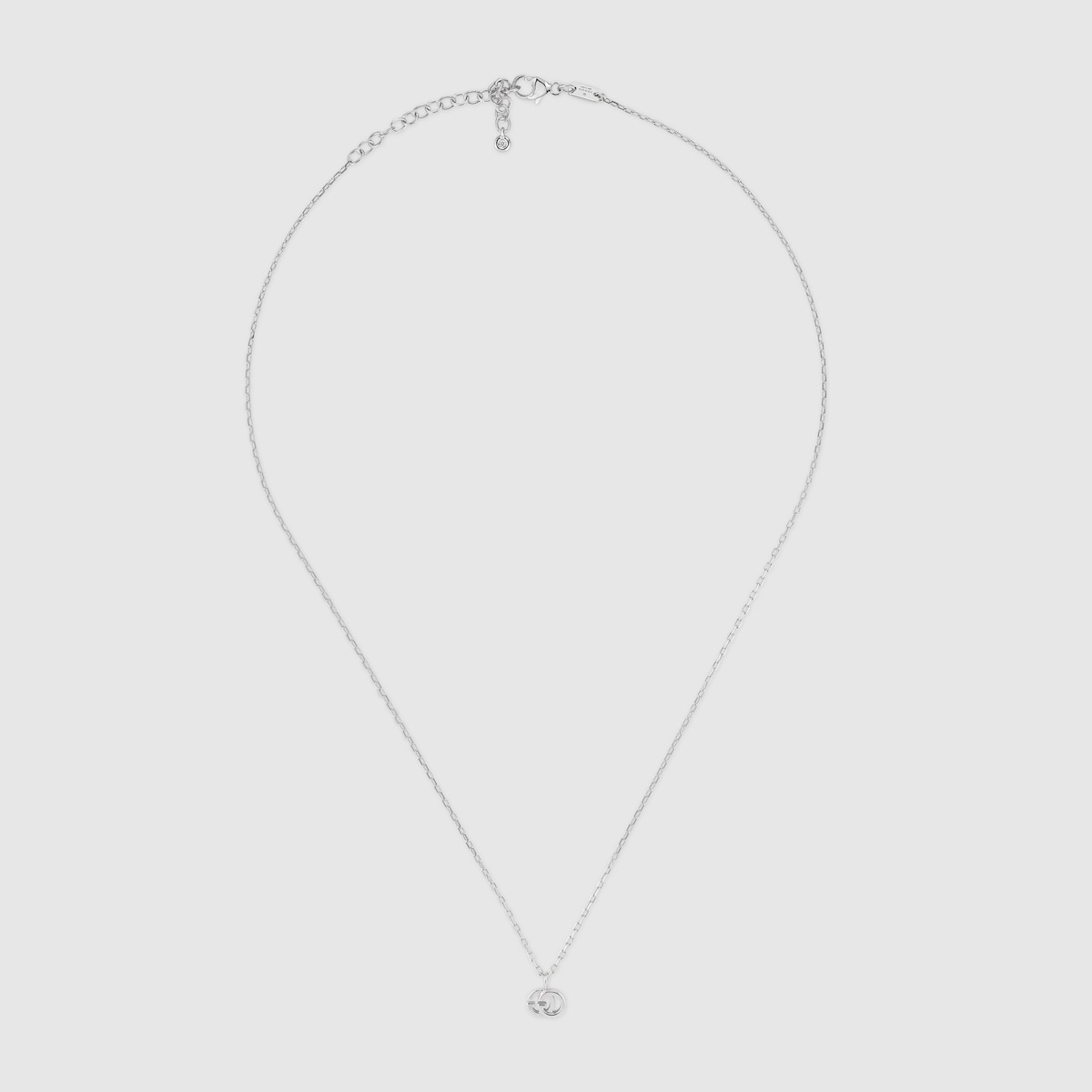 GGランニング ホワイトゴールド ネックレス ・18K ホワイトゴールド