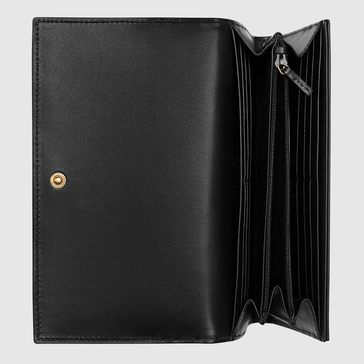 【GUCCI】GG MARMONT LEATHER CONTINENTAL WALLET Gucci GG Marmont Continental Leather Wallet () IFCHIC.COM