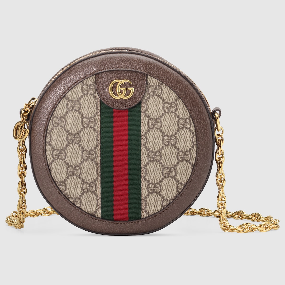 GUCCI GGマーモント ミニラウンド ショルダーバック - ショルダーバッグ