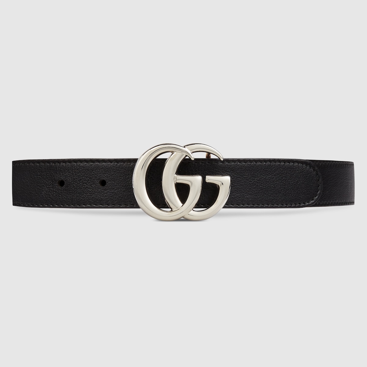 Black Leather Children's Belt