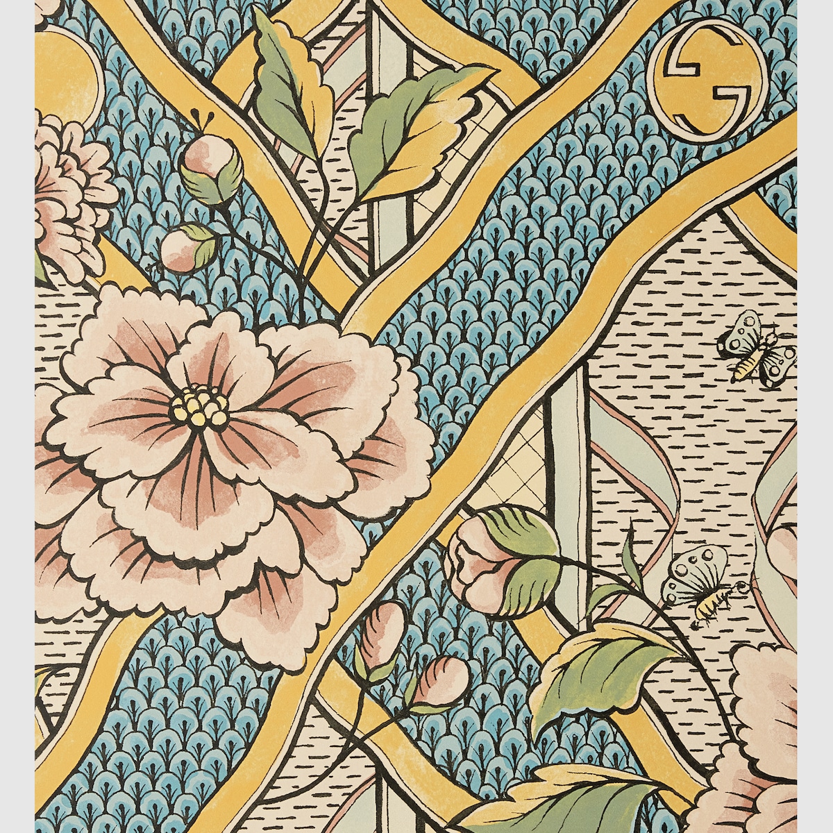 Floral Print Wallpaper