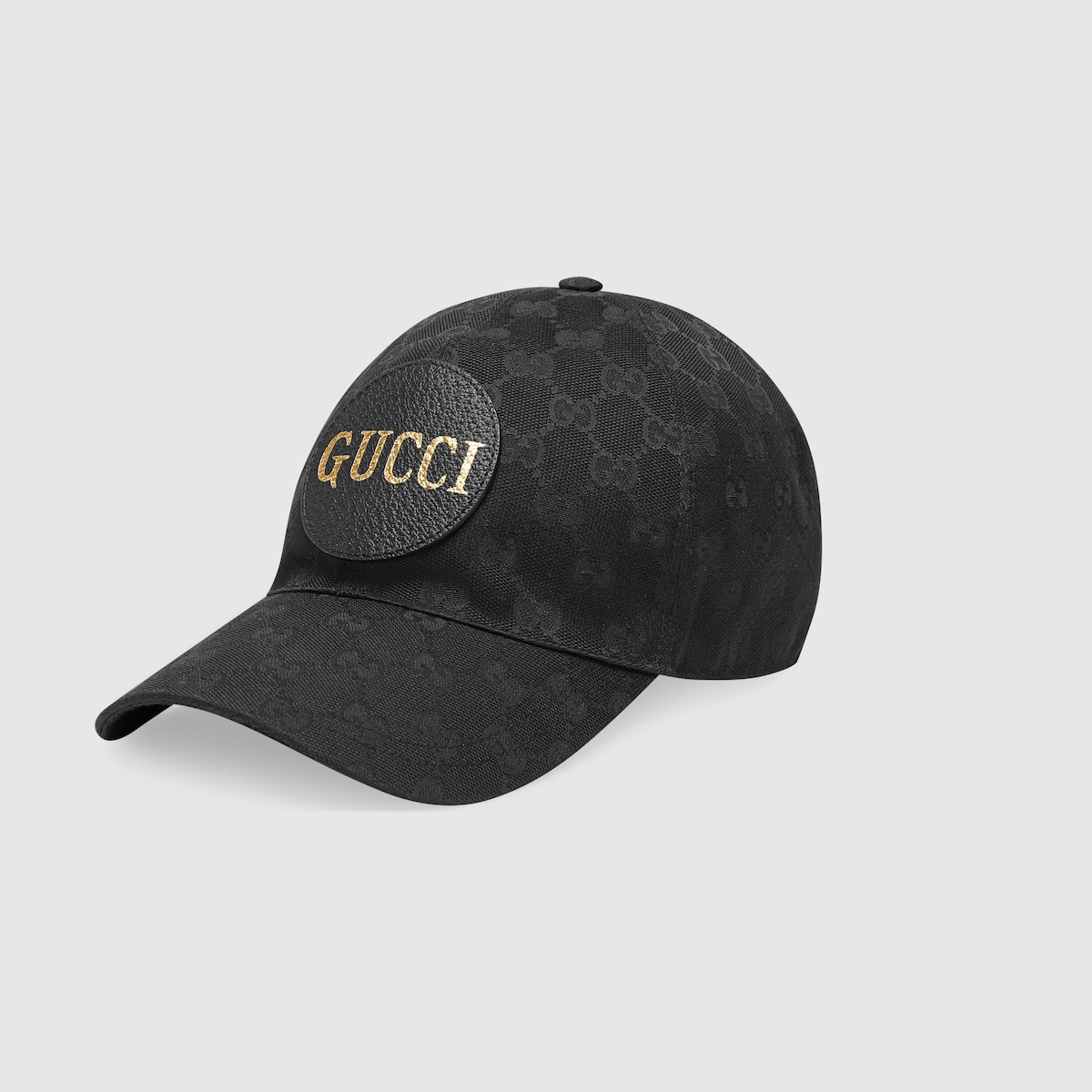 Casquette en toile GG en toile GG noire GUCCI® FR