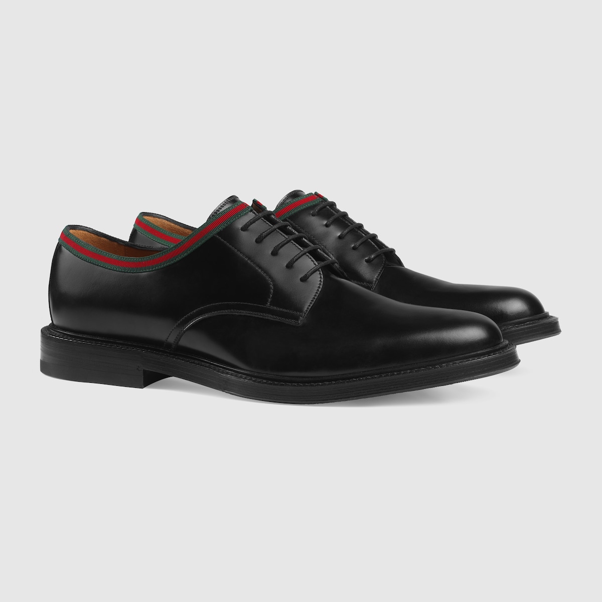 Zapato de Piel con Cordones en piel negra GUCCI ES