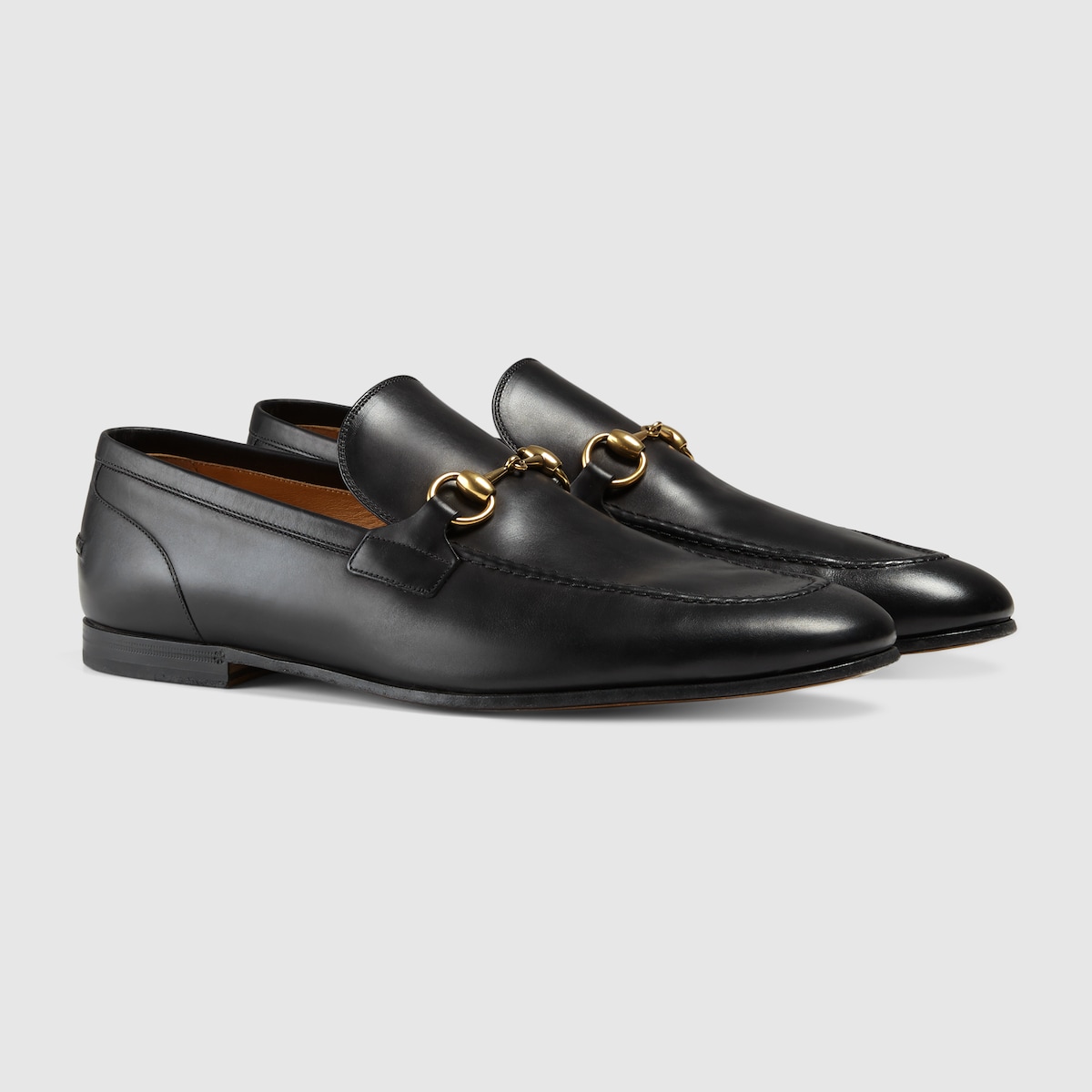 Men's Gucci Jordaan loafer in black leather - thumbnail 10