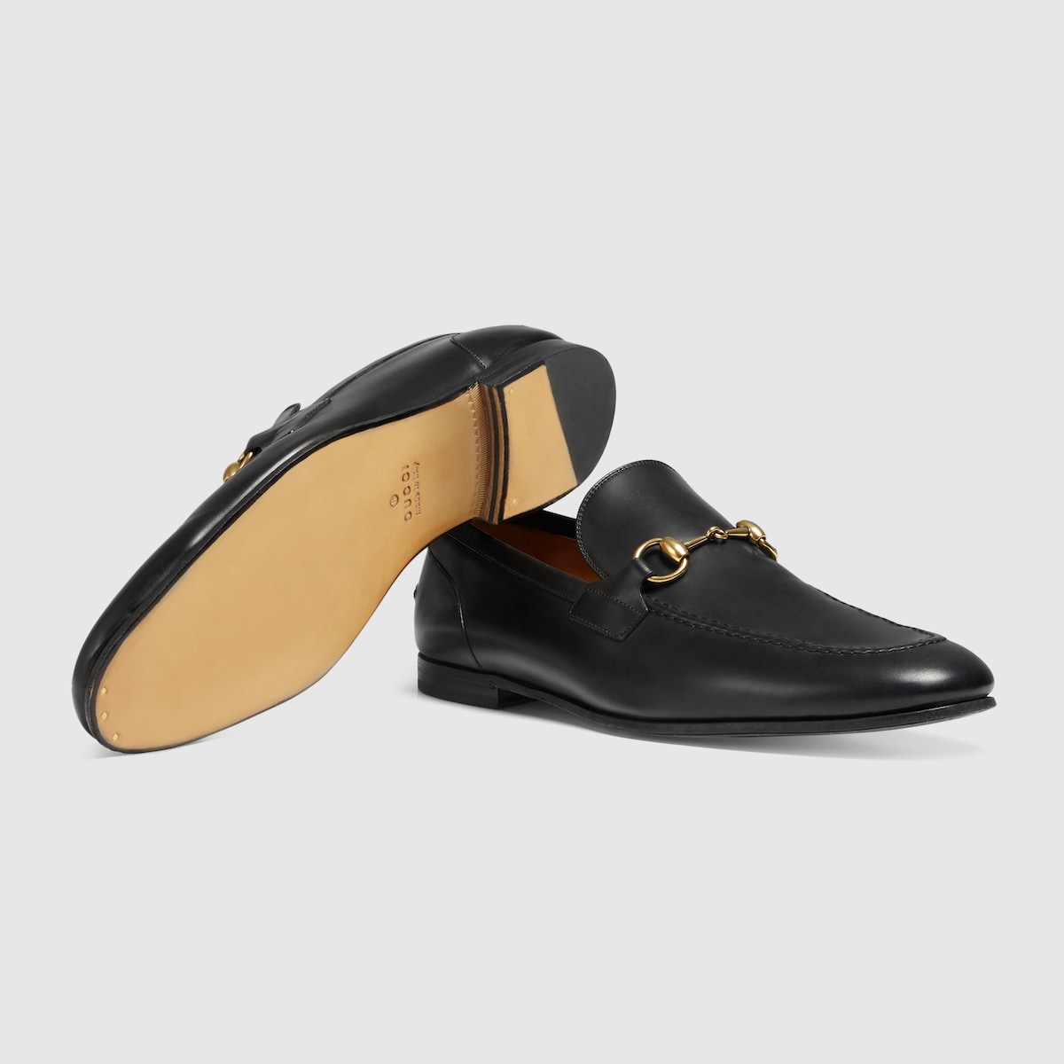 Men's Gucci Jordaan loafer in black leather - thumbnail 9