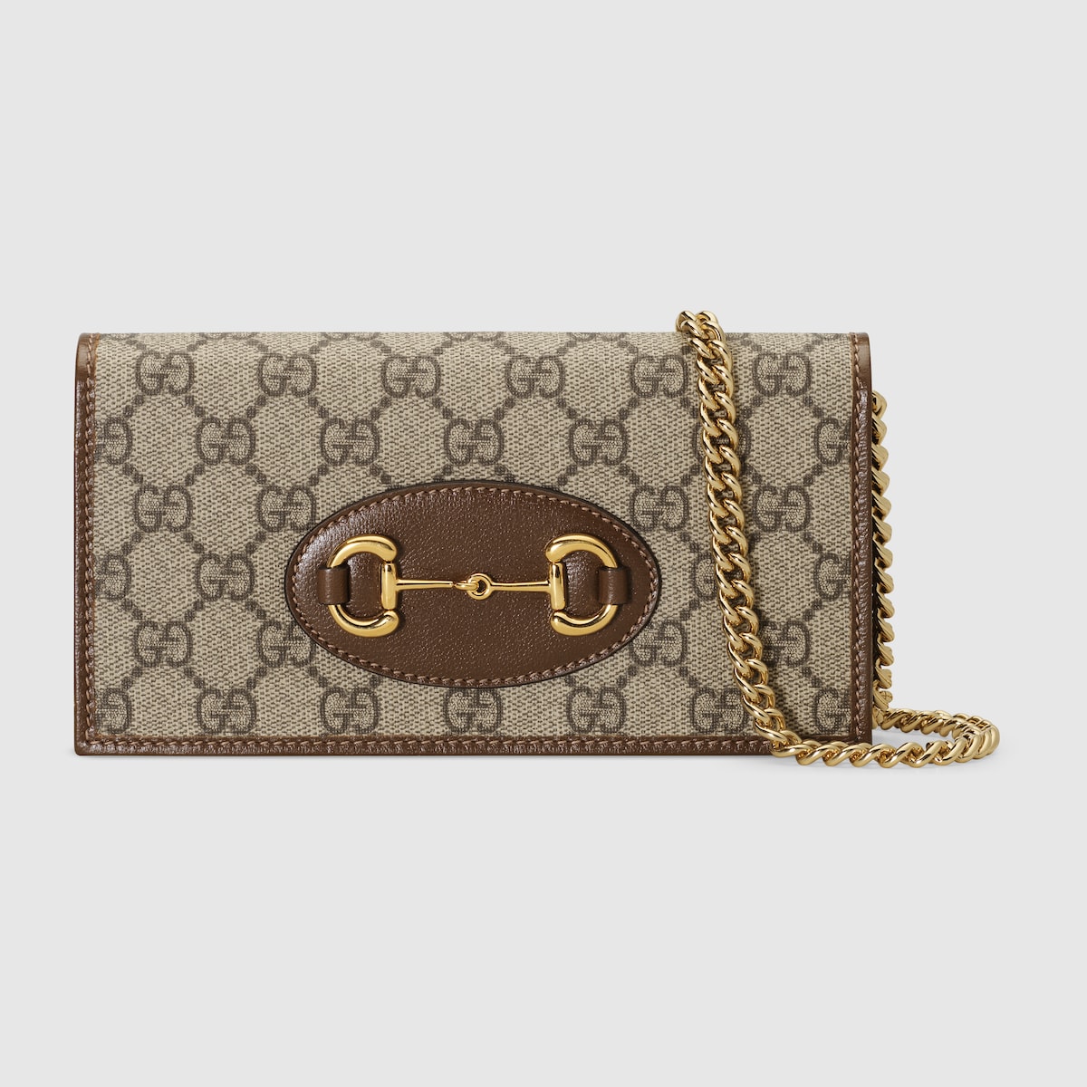 GUCCIホースビット グッチ ホースビット 1955〕チェーン付き ウォレット ・GG