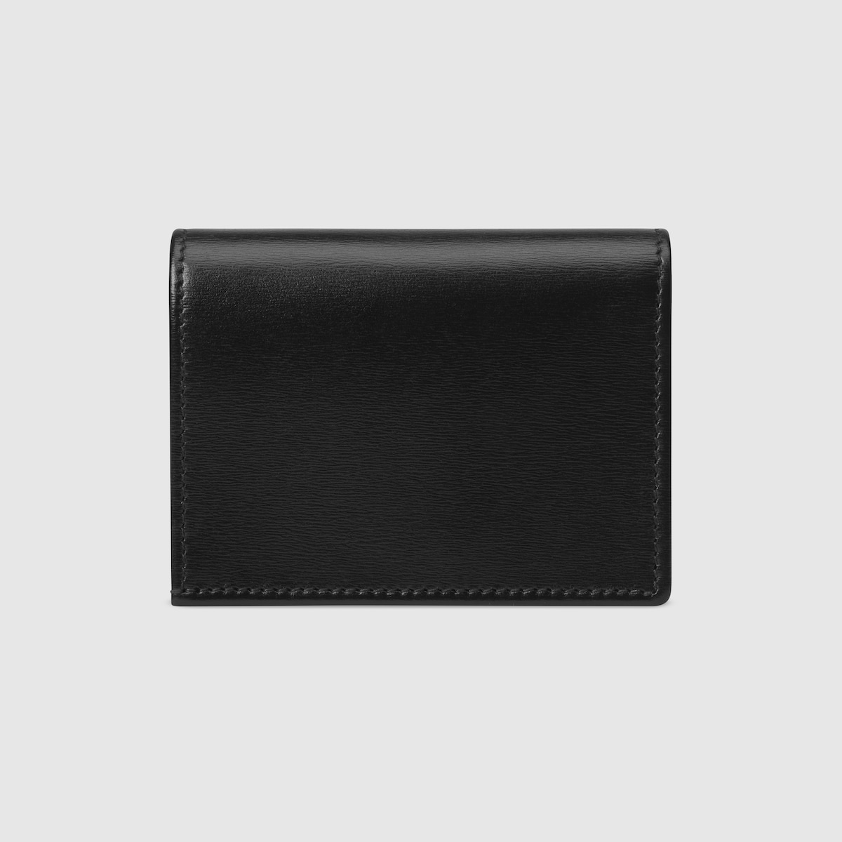 Gucci Horsebit 1955 card case wallet in black leather