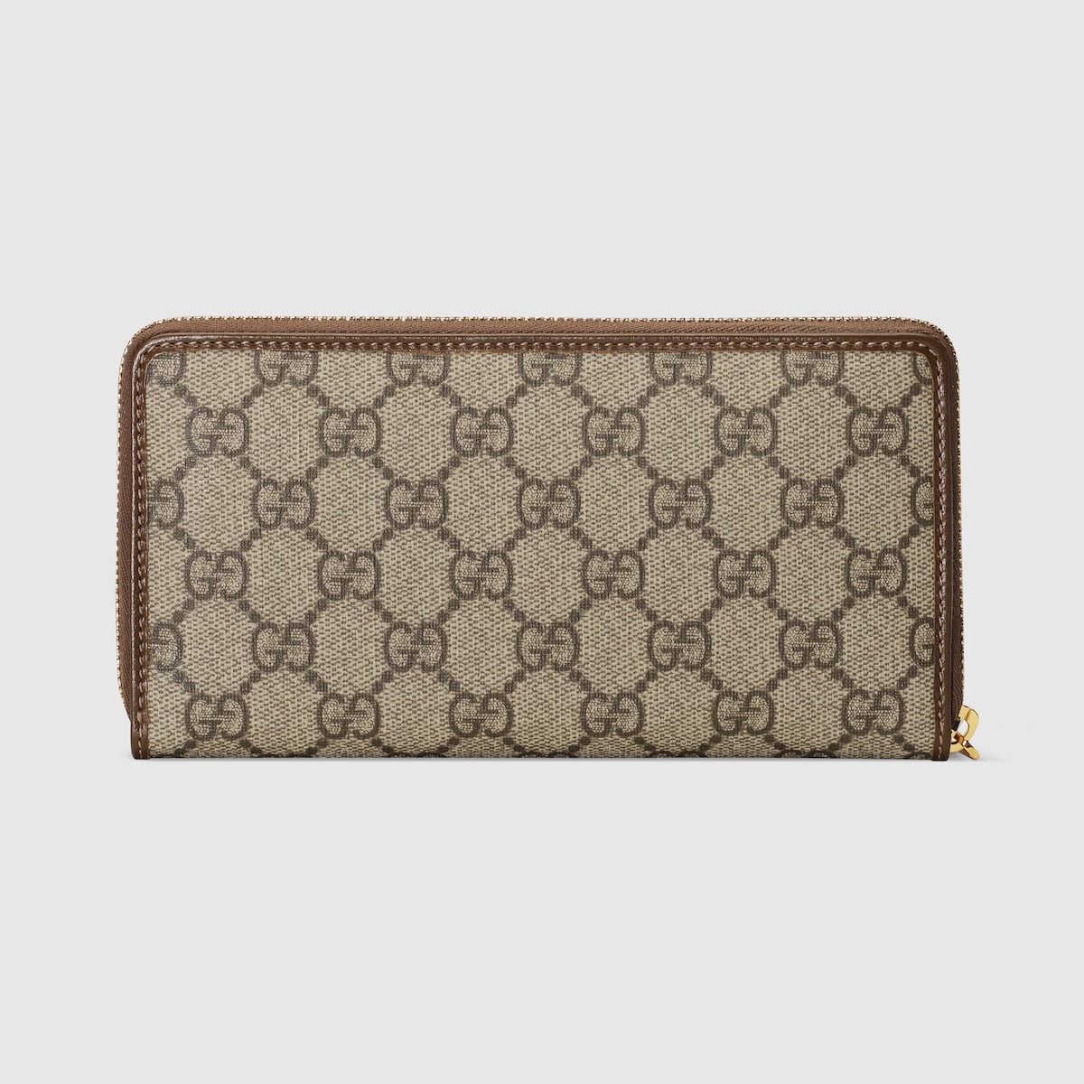 Gucci Horsebit 1955 zip around wallet in GG Supreme/brown | GUCCI® US