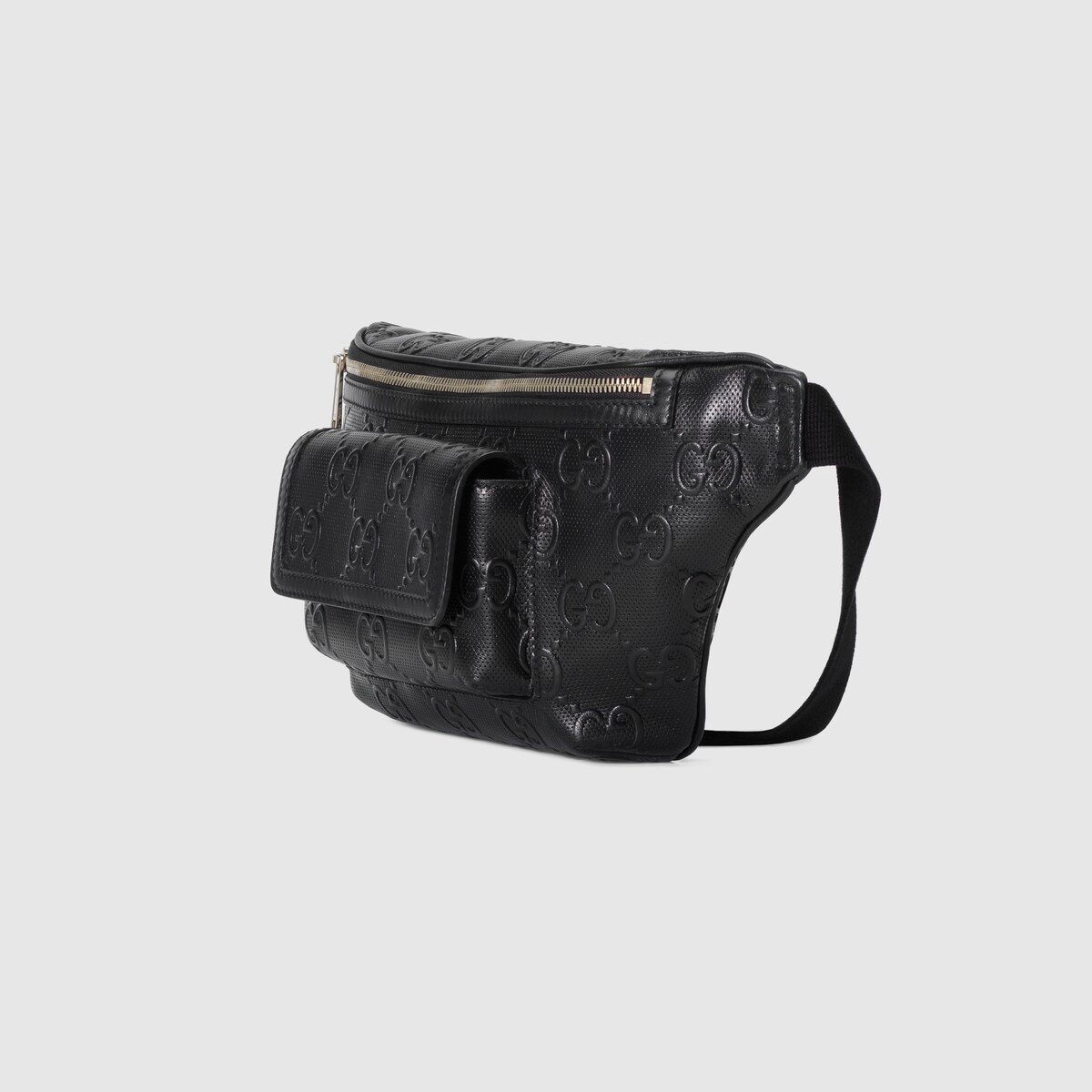 GG Embossed Belt Bag In Black Leather GUCCI® Australia