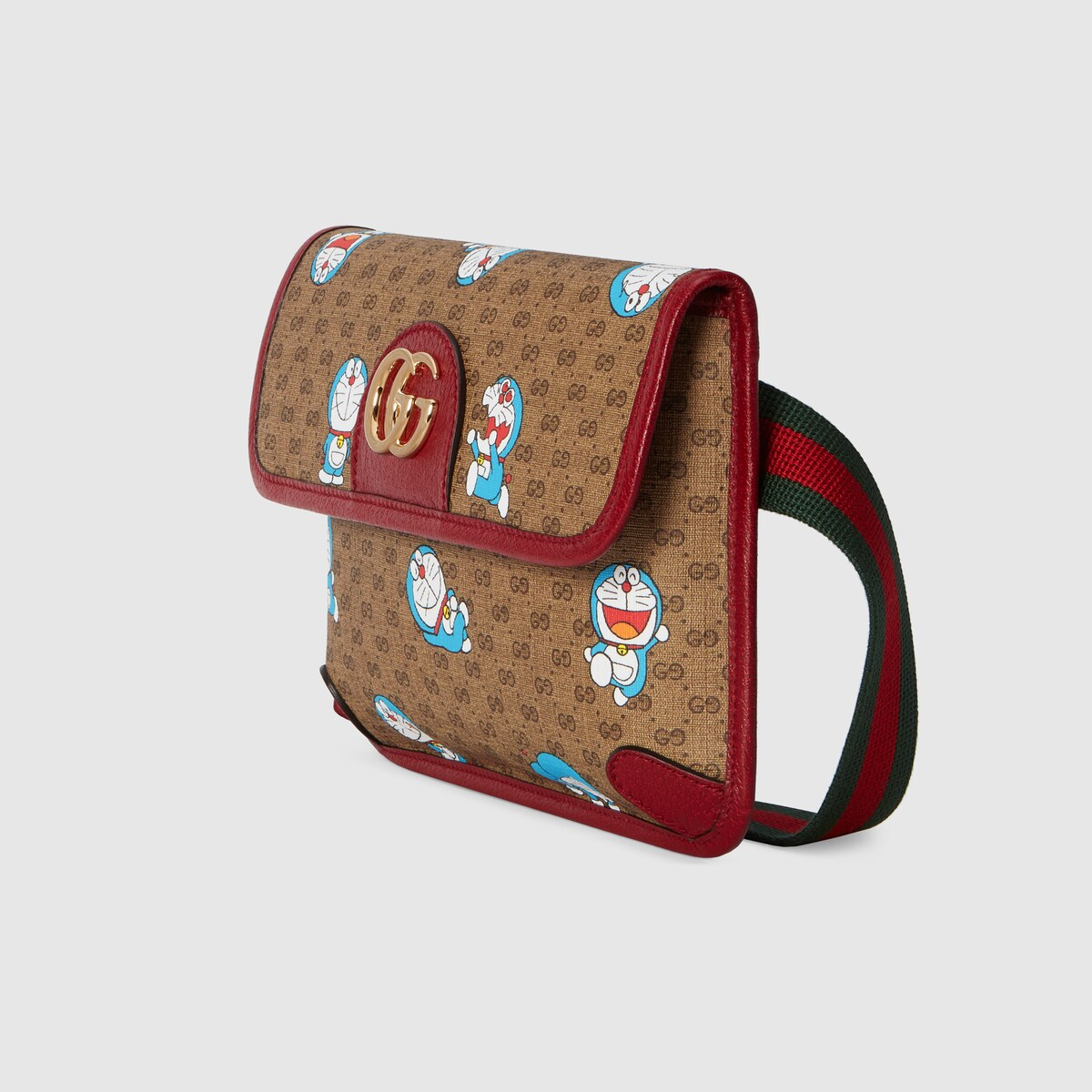 Doraemon x Gucci small belt bag in mini GG canvas GUCCI
