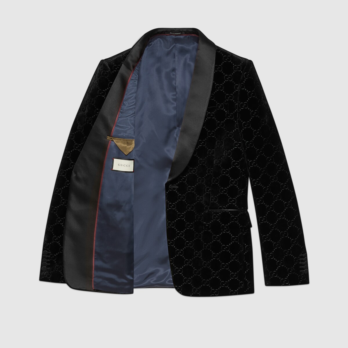 Velvet gucci blazer sale