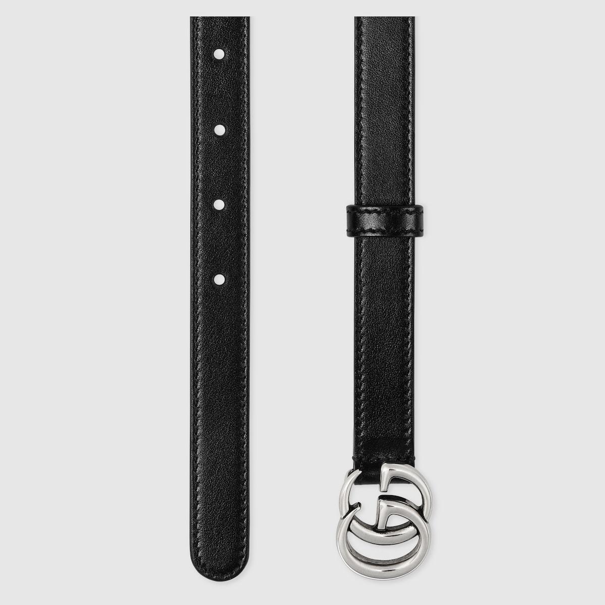 ベルト GUCCI Marmont Gg Thin Belt GG Marmont thin belt in black leather | GUCCI® US