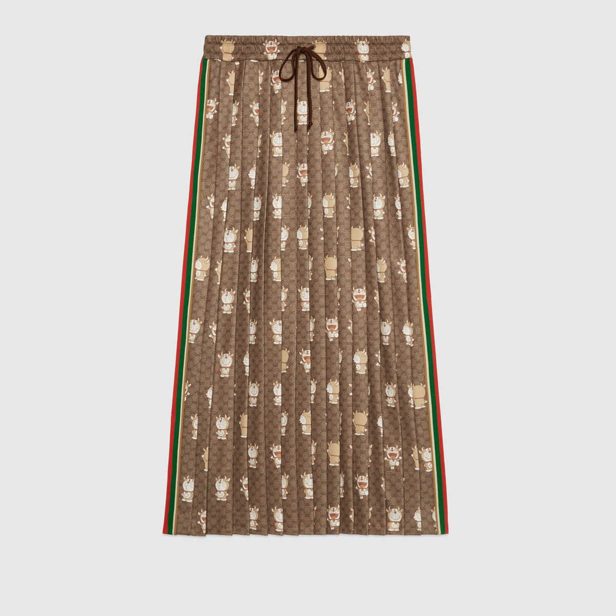 米色/烏木色Doraemon x Gucci機械針織布半截裙| GUCCI® 香港
