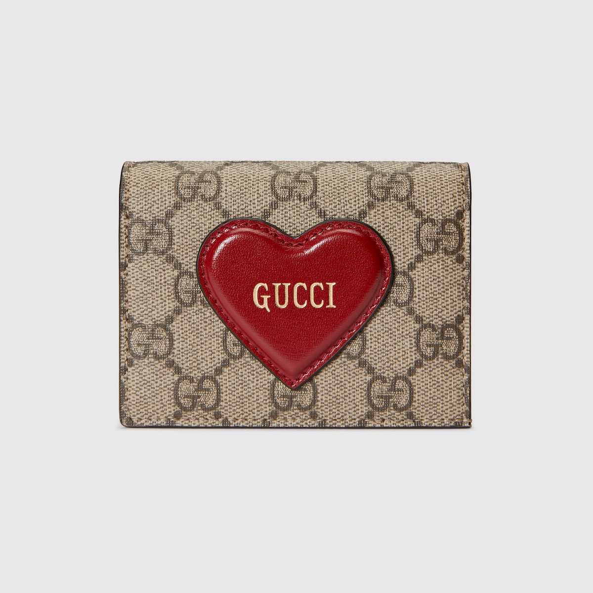 GUCCI ハートの定期入れ カードケース - 小物