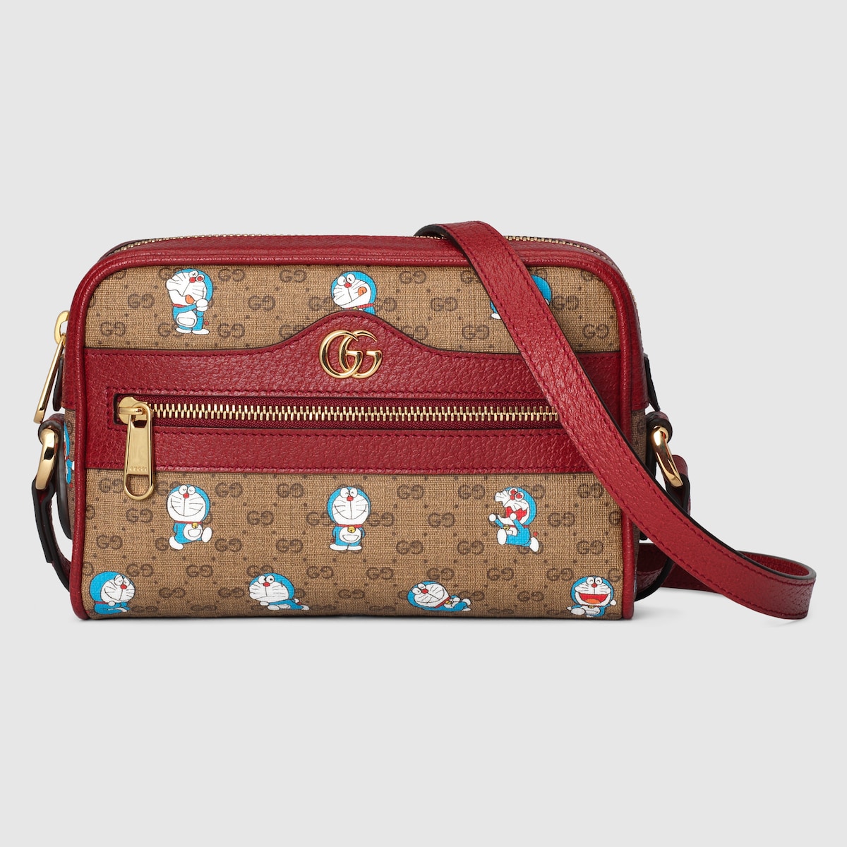 Doraemon x Gucci mini bag in mini GG canvas GUCCI