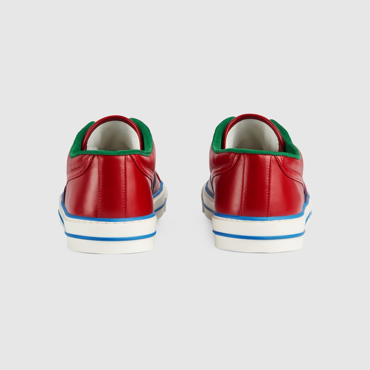 gucci tennis shoes red