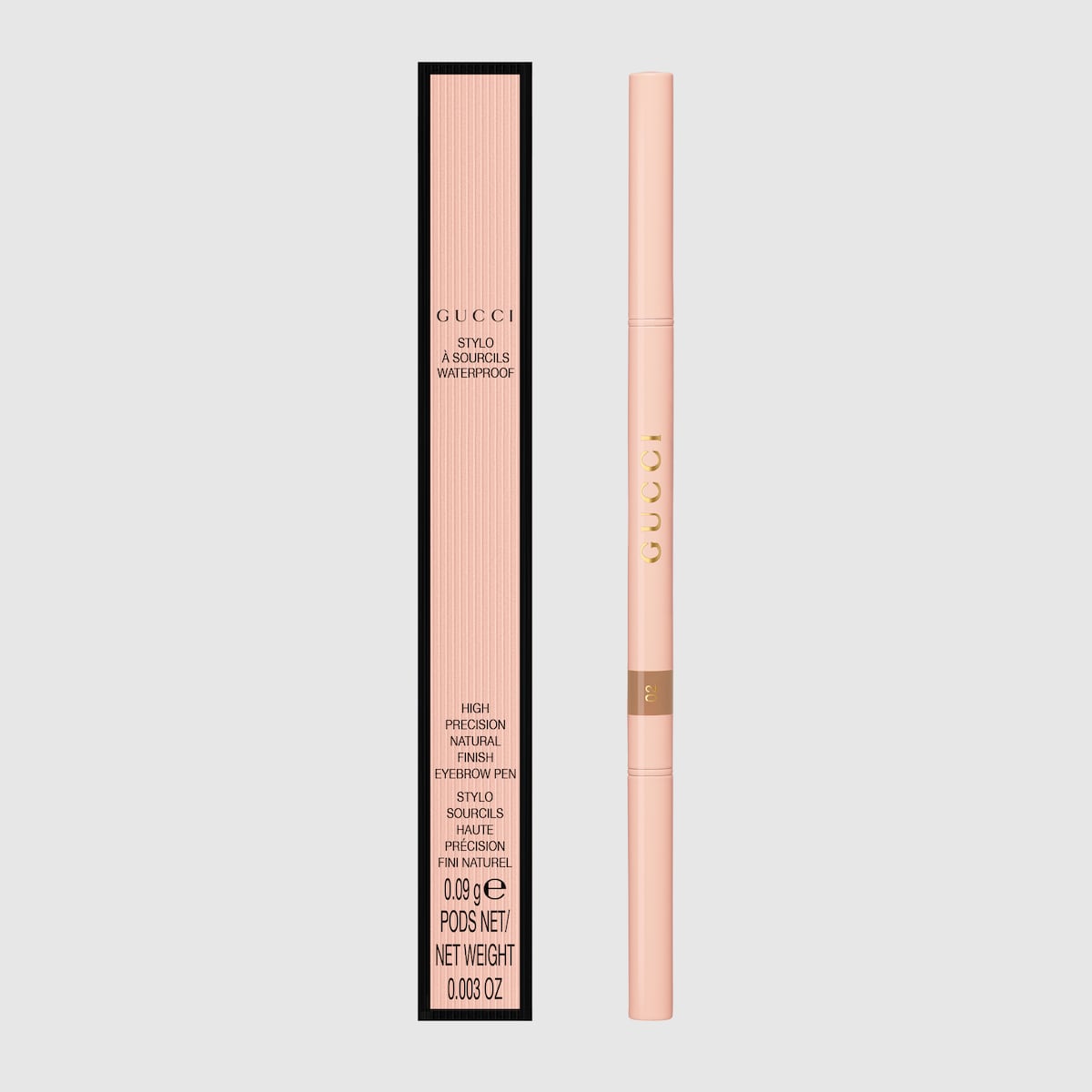 Stylo à Sourcils Mesauda Signabrow 104 Dark - 0.6g, Neuf, Végan