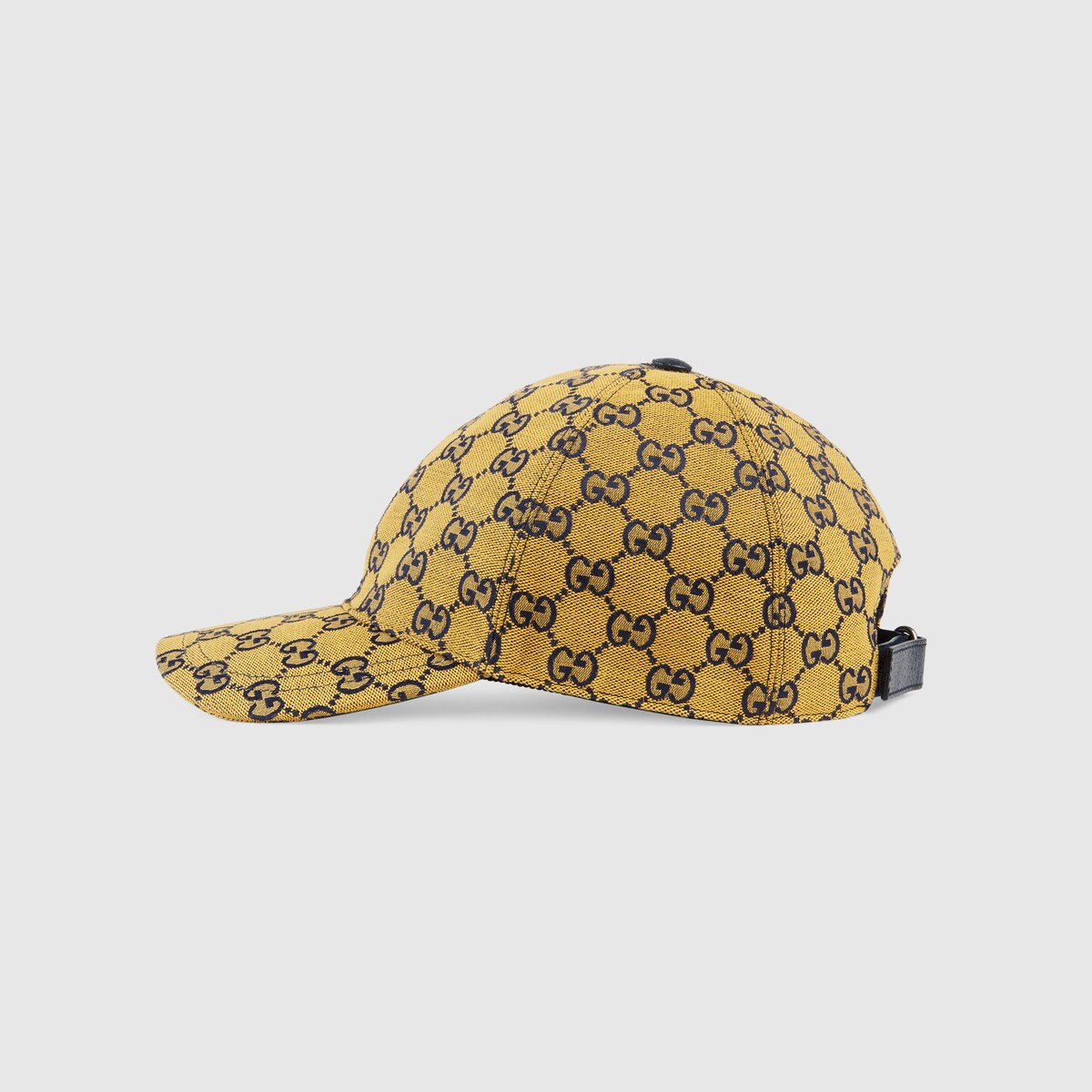 Yellow GG Multicolour canvas baseball hat | GUCCI® TR