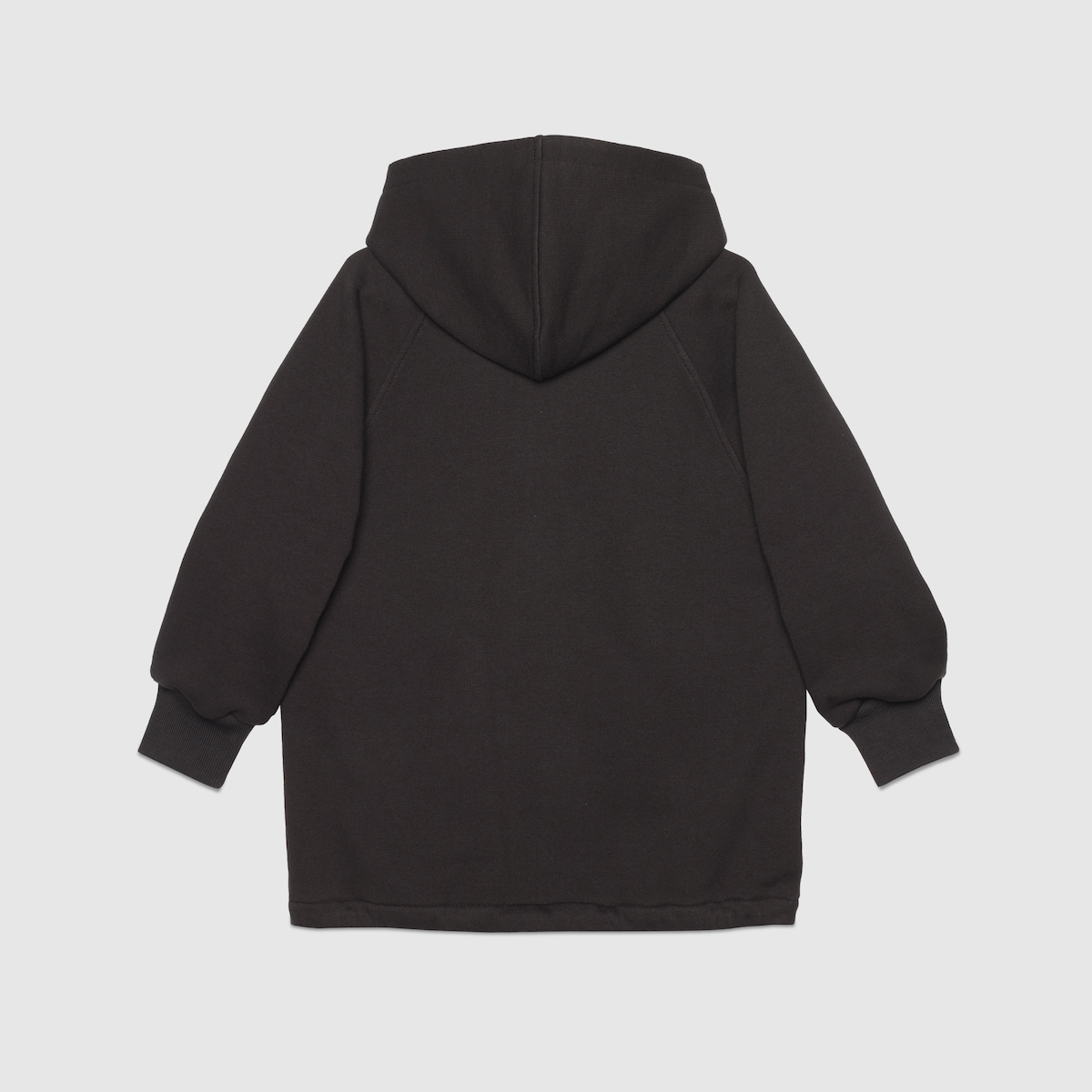 Chaqueta infantil con etiqueta Gucci en gris oscuro GUCCI ES