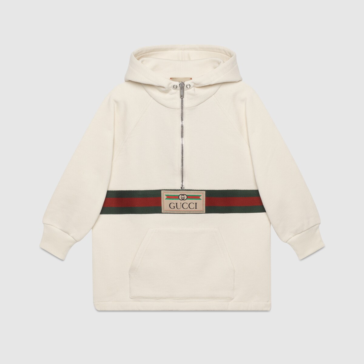 Children's jacket with Gucci label in white