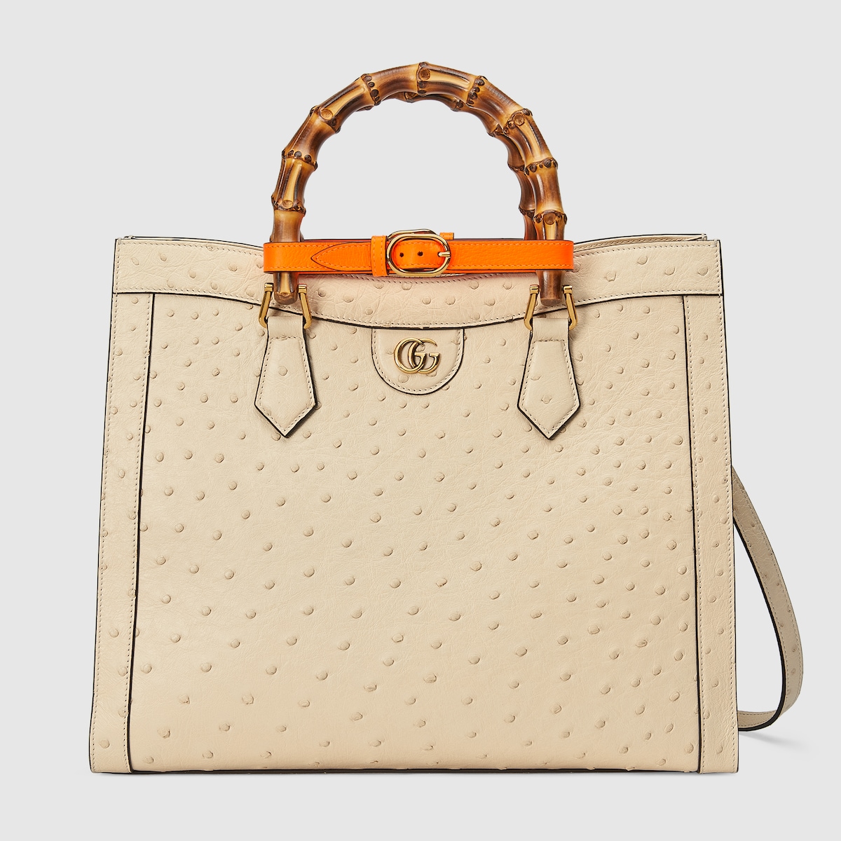 gucci diana ostrich