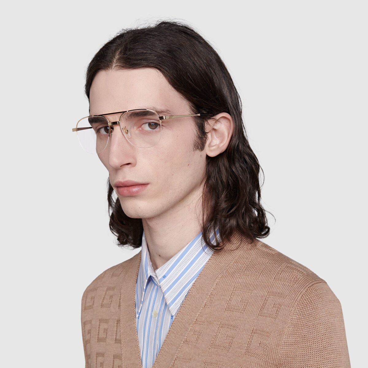 Gold gucci prescription glasses 2025