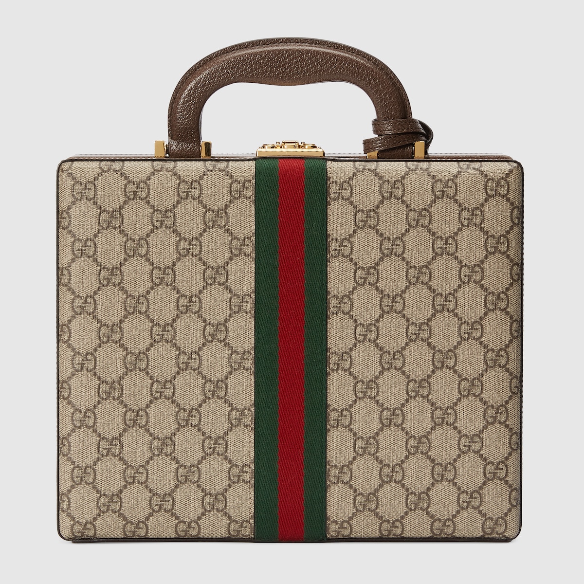 【関税&送料込】Gucci Plum Leather And Gg Fabric Gucci Re-We GUCCI GG Supreme Web Sherry Line Shoulder Bag PVC Beige 904