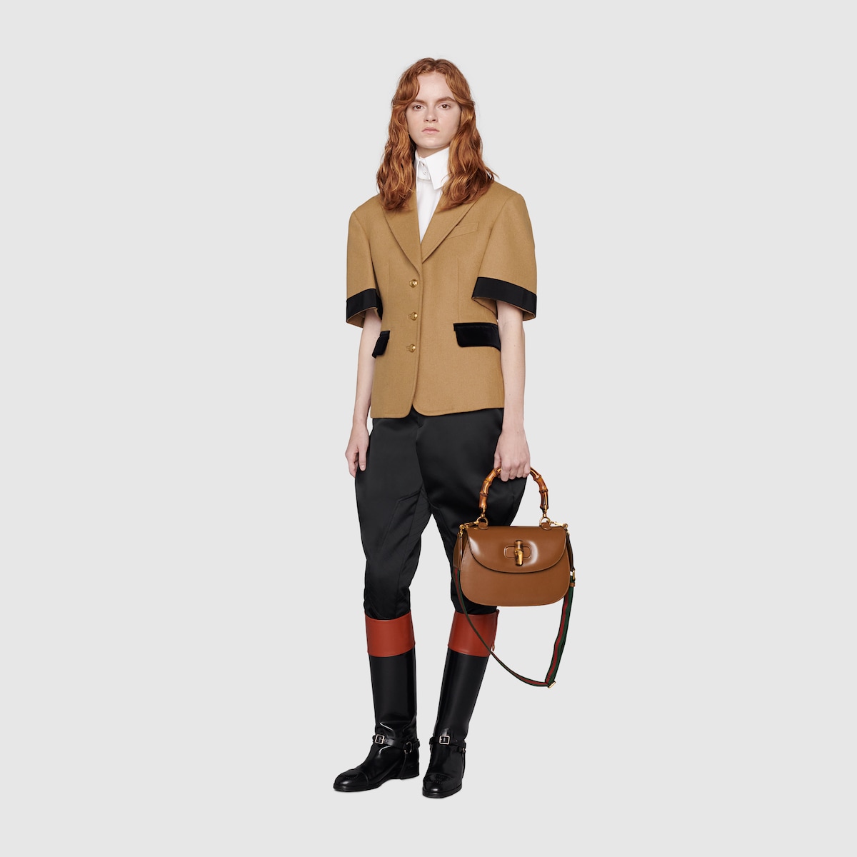 Bolso gucci sales asa bambu