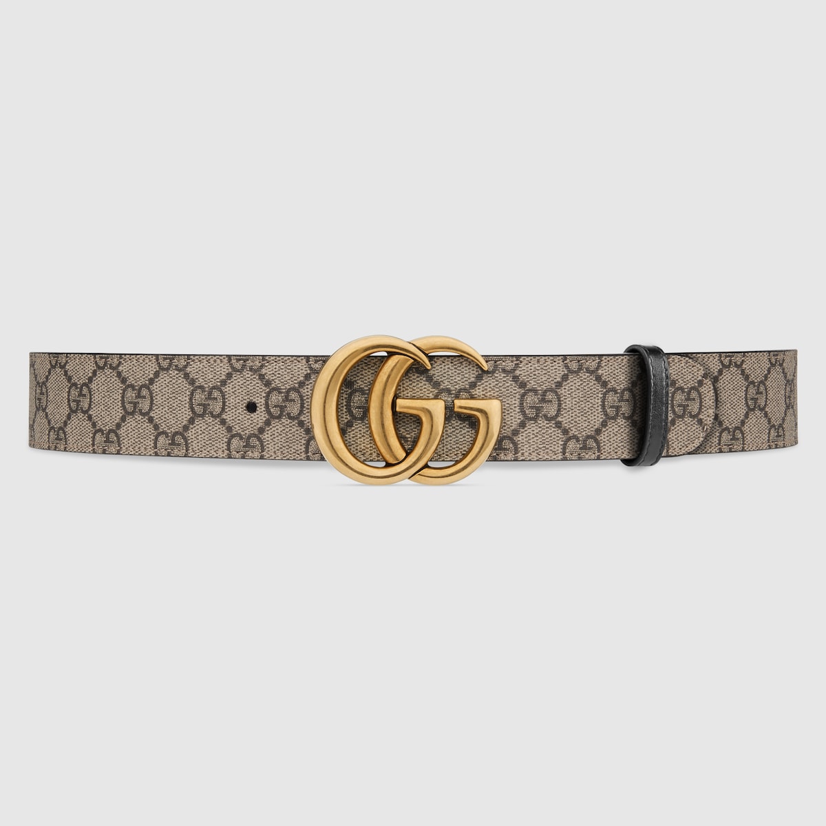 早割 旅行 GG Marmont reversible belt in black leather | GUCCI® US 小物